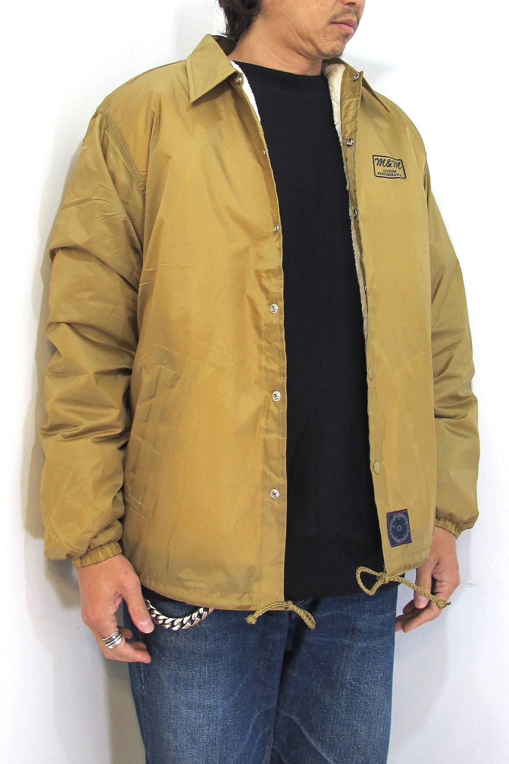 M&M CUSTOM PERFORMANCE - BOA WINDBREAKER (KHAKI) / ボアインナー ...