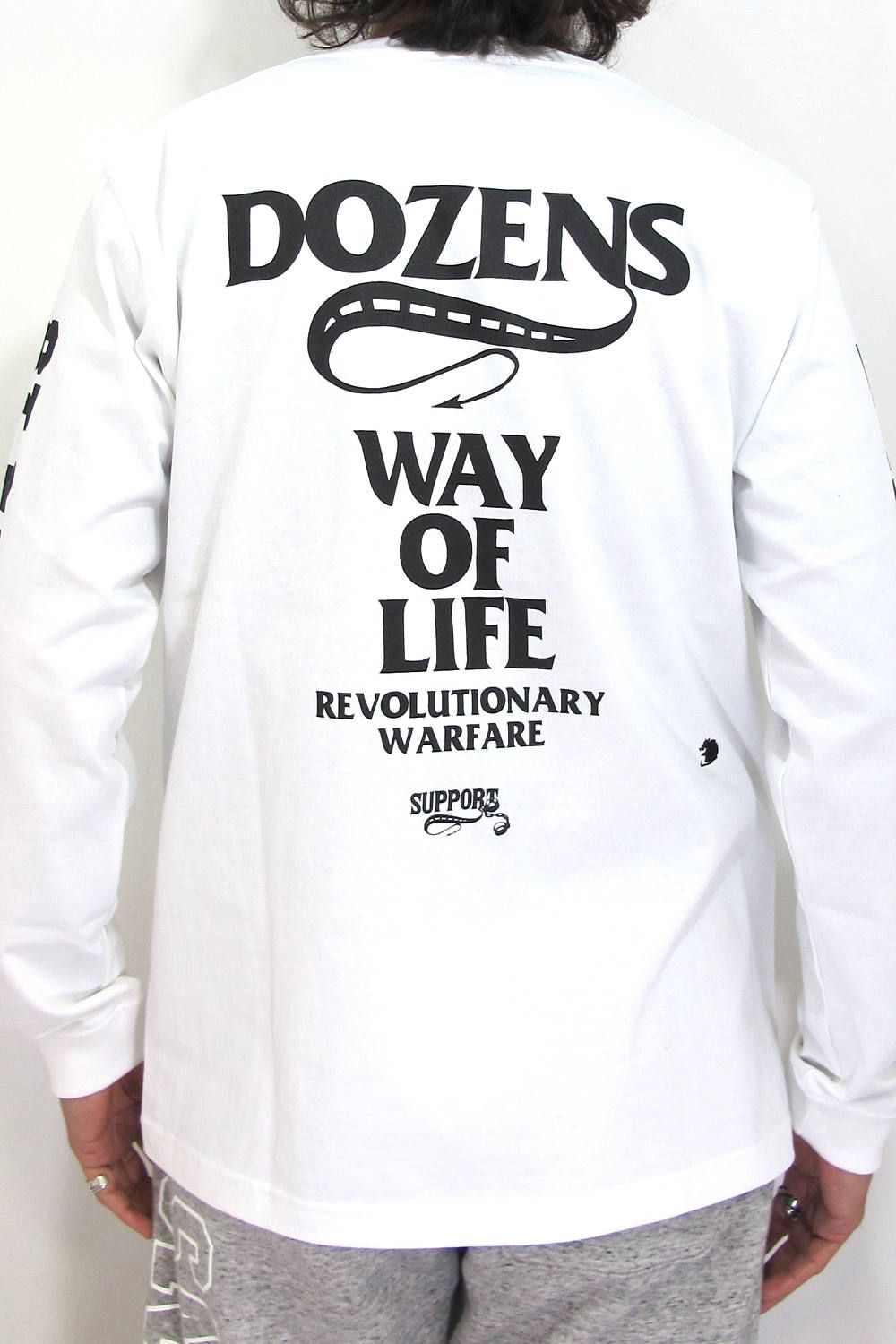 LOOPHOLE 18th ANNIVERSARY L/S TEE (WHITE) / ループホール18周年記念 L/S T