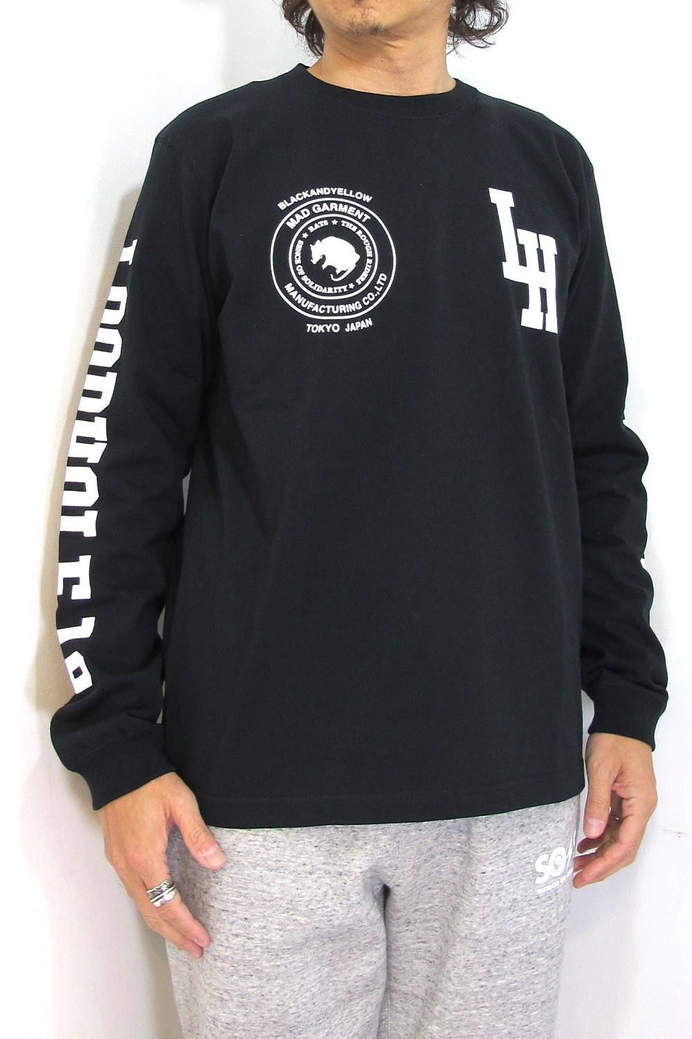 LOOPHOLE 18th ANNIVERSARY L/S TEE (BLACK) / ループホール18周年記念 L/S T