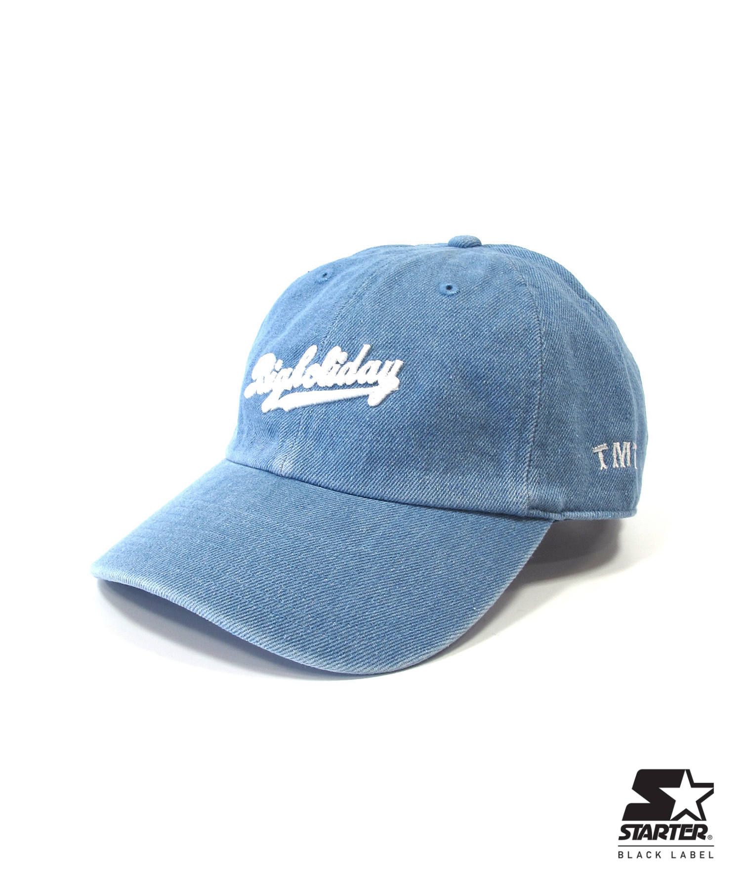 TMT ×STARTER DENIM CAP (BIGHOLIDAY) (BLACK) / スターターコラボデニムキャップ (BIGHOLIDAY) LOOPHOLE