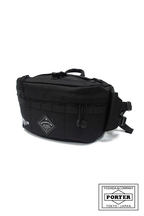 WAIST BAG collaboration with PORTER (BLACK) / ポーター コラボウエストバッグ