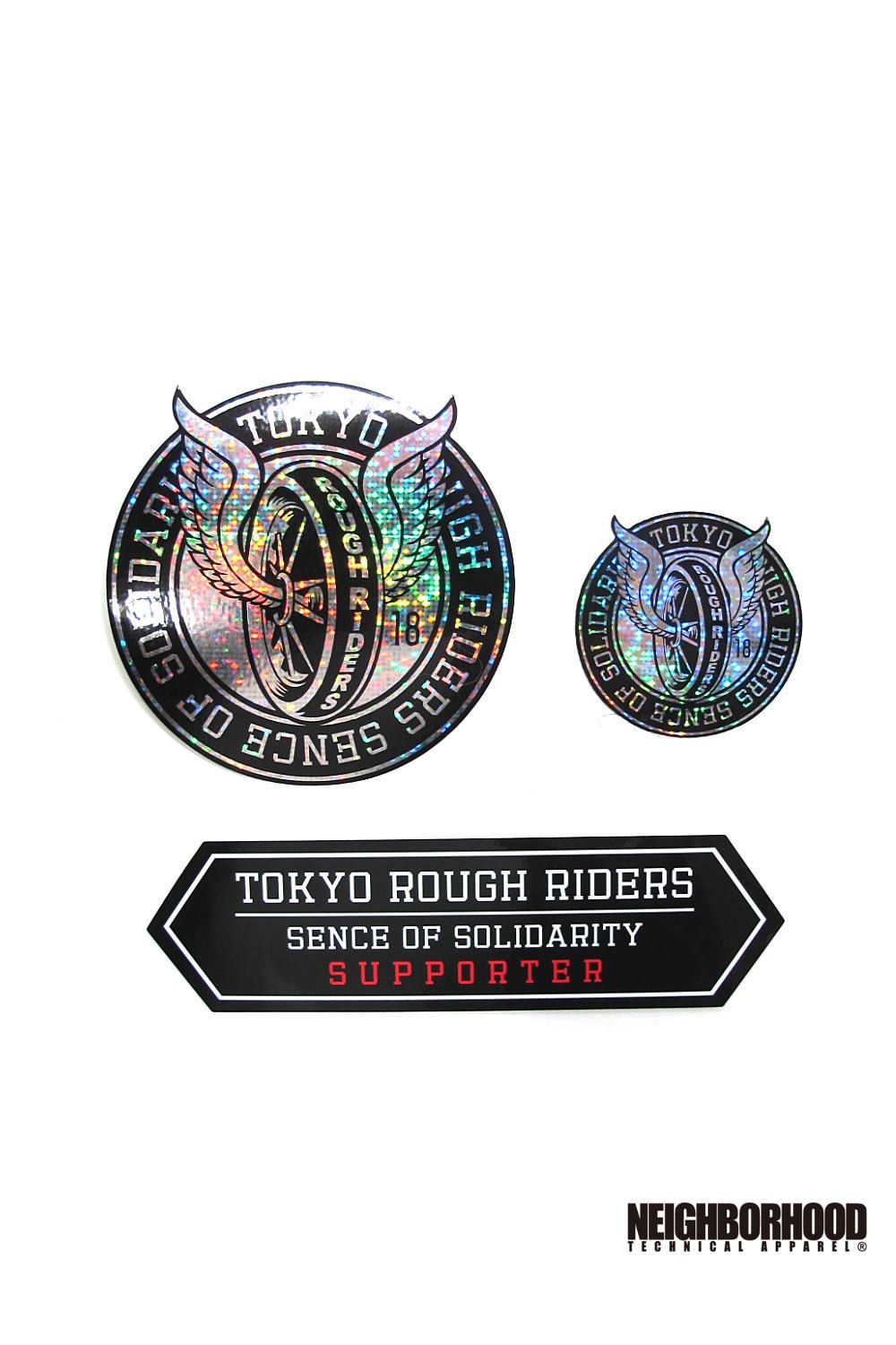 RATS - ×NEIGHBORHOOD T.R.R STICKER (BLACK) / ×ネイバーフッド TOKYO ROUGH RIDERS  ステッカー | LOOPHOLE
