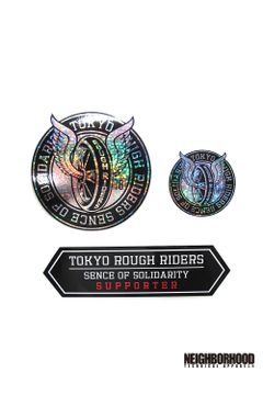 ×NEIGHBORHOOD T.R.R STICKER (BLACK) / ×ネイバーフッド TOKYO ROUGH RIDERS ステッカー