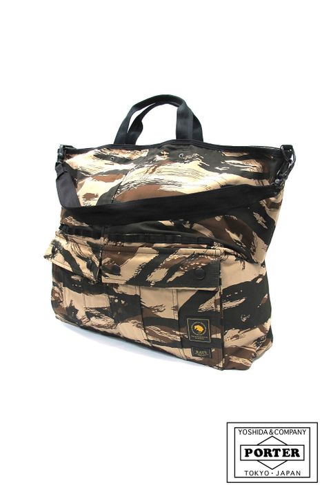 CAMO HELMET BAG collaboration with PORTER (CAMOUFLAGE) / ポーター コラボトートバッグ
