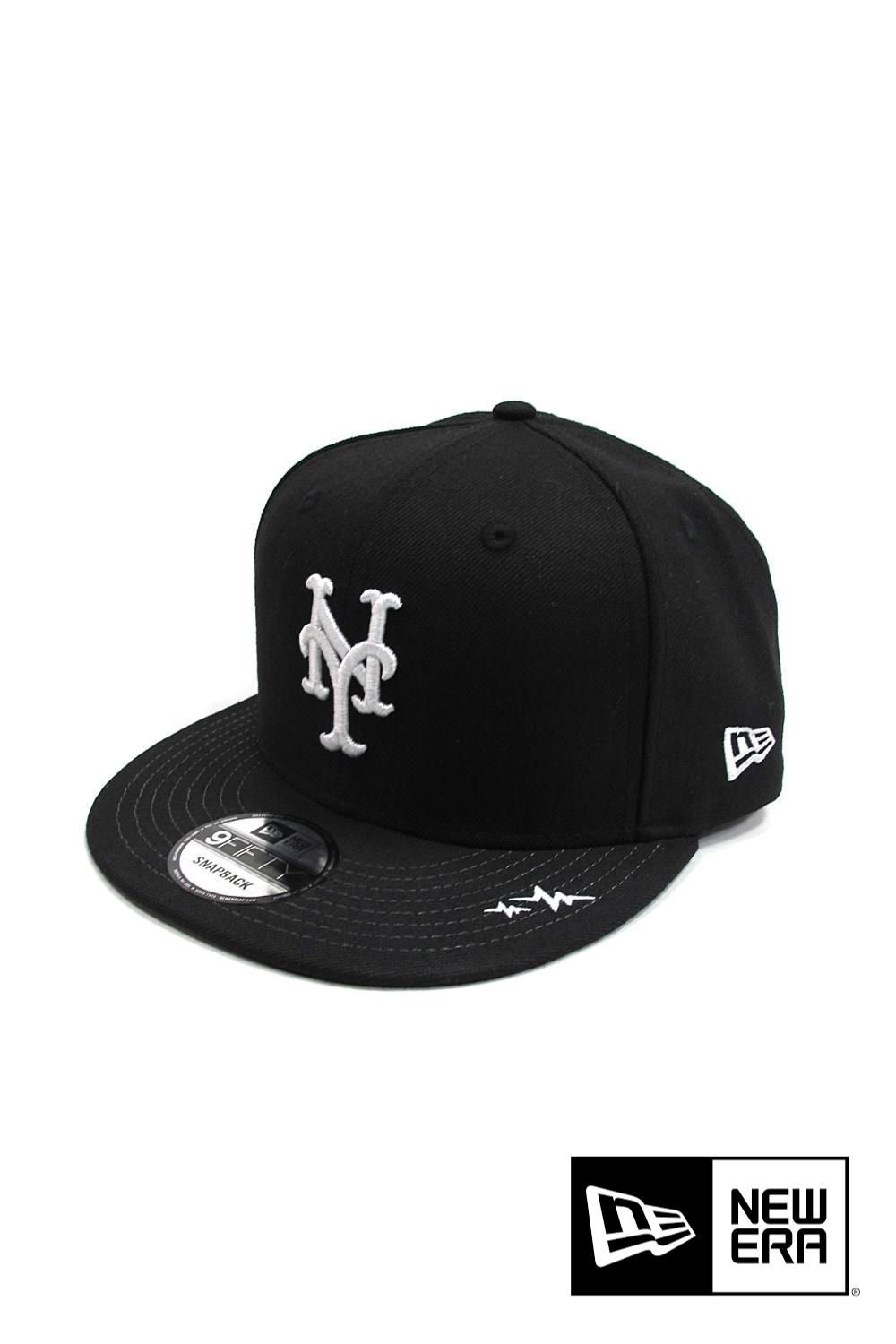 WHIZ LIMITED - ×NEWERA NY METS CAP (BLACK) / ニューエラ コラボベースボールキャップ | LOOPHOLE