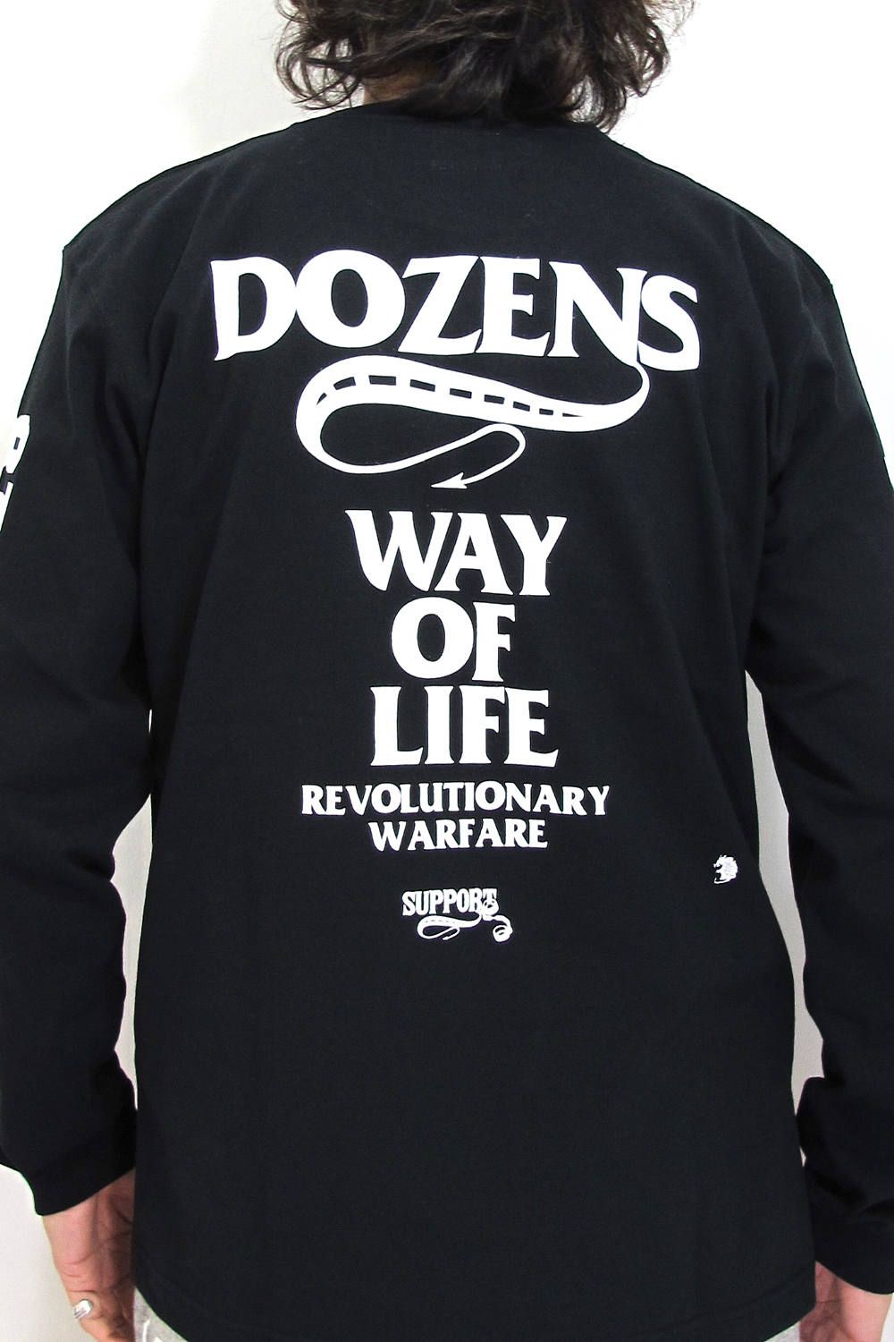 LOOPHOLE 18th ANNIVERSARY L/S TEE (BLACK) / ループホール18周年記念 L/S T