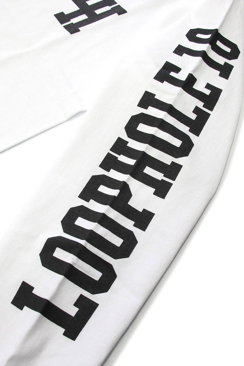 LOOPHOLE 18th ANNIVERSARY L/S TEE (WHITE) / ループホール18周年記念 L/S T