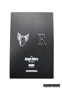 ×NEIGHBORHOOD T.R.R PINS (BLACK) / ×ネイバーフッド TOKYO ROUGH RIDERS バッジセット