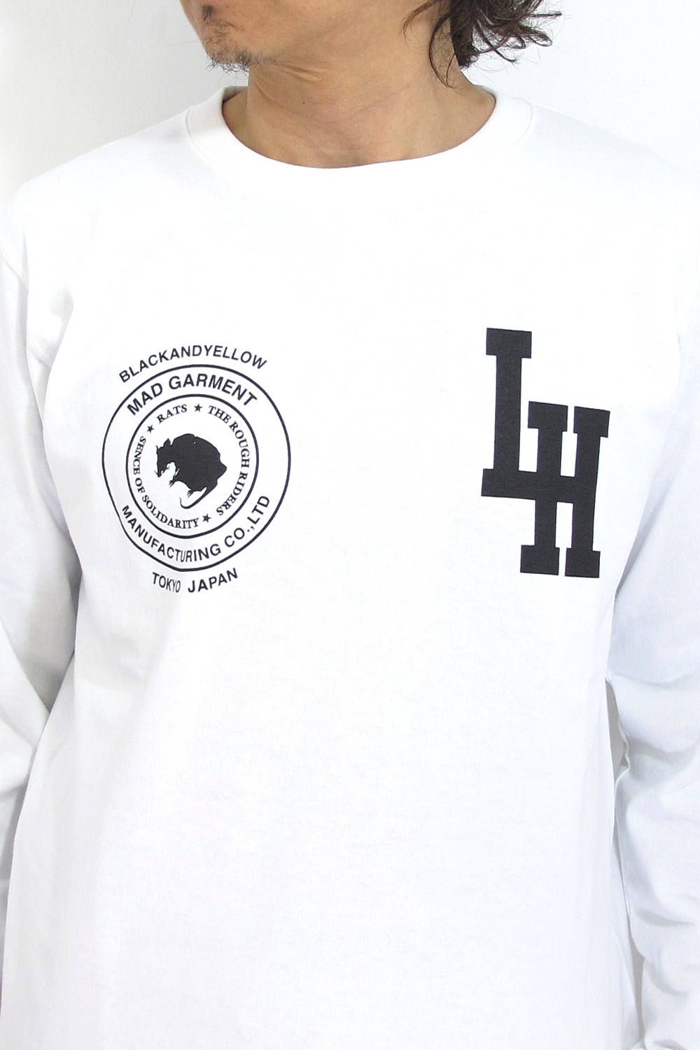 LOOPHOLE 18th ANNIVERSARY L/S TEE (WHITE) / ループホール18周年記念 L/S T