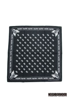 ×NEIGHBORHOOD T.R.R BANDANA (BLACK) / ×ネイバーフッド TOKYO ROUGH RIDERS バンダナ