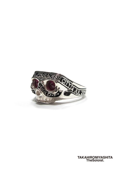 SKULL RING "STAY GOLD" (SILVER) / ×TAKAHIROMIYASHITATheSoloist.コラボシルバーリング