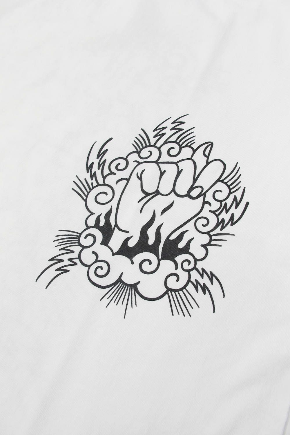 ×DELIVERYHELLS×HQ TEE (WHITE) / ×デリバリーヘルズ×HQ 3コラボレーションT