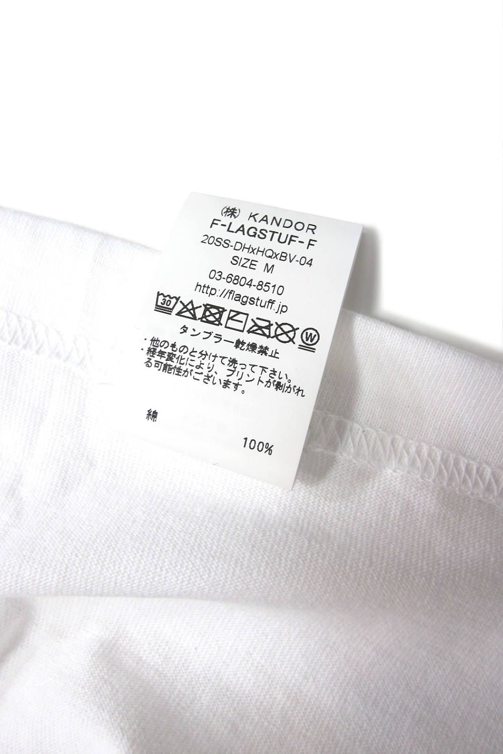×DELIVERYHELLS×HQ L/S TEE (WHITE) / ×デリバリーヘルズ×HQ 3コラボレーションロンT