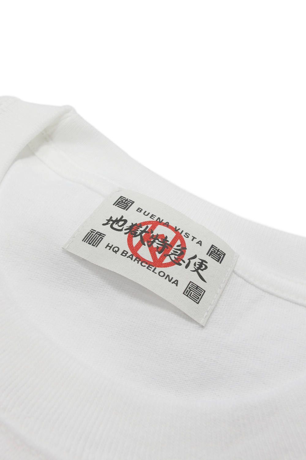 ×DELIVERYHELLS×HQ L/S TEE (WHITE) / ×デリバリーヘルズ×HQ 3コラボレーションロンT