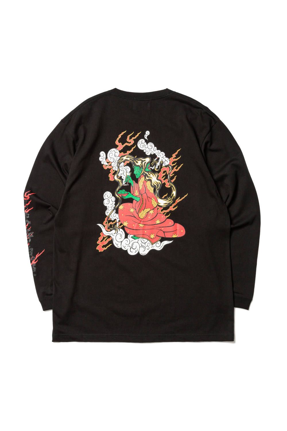 ×DELIVERYHELLS×HQ L/S TEE (BLACK) / ×デリバリーヘルズ×HQ 3コラボレーションロンT