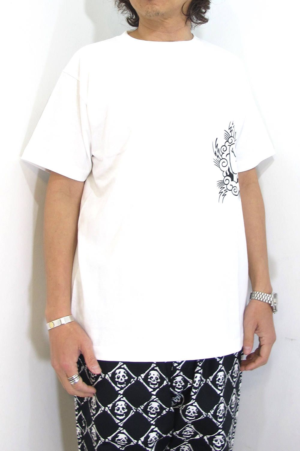 ×DELIVERYHELLS×HQ TEE (WHITE) / ×デリバリーヘルズ×HQ 3コラボレーションT