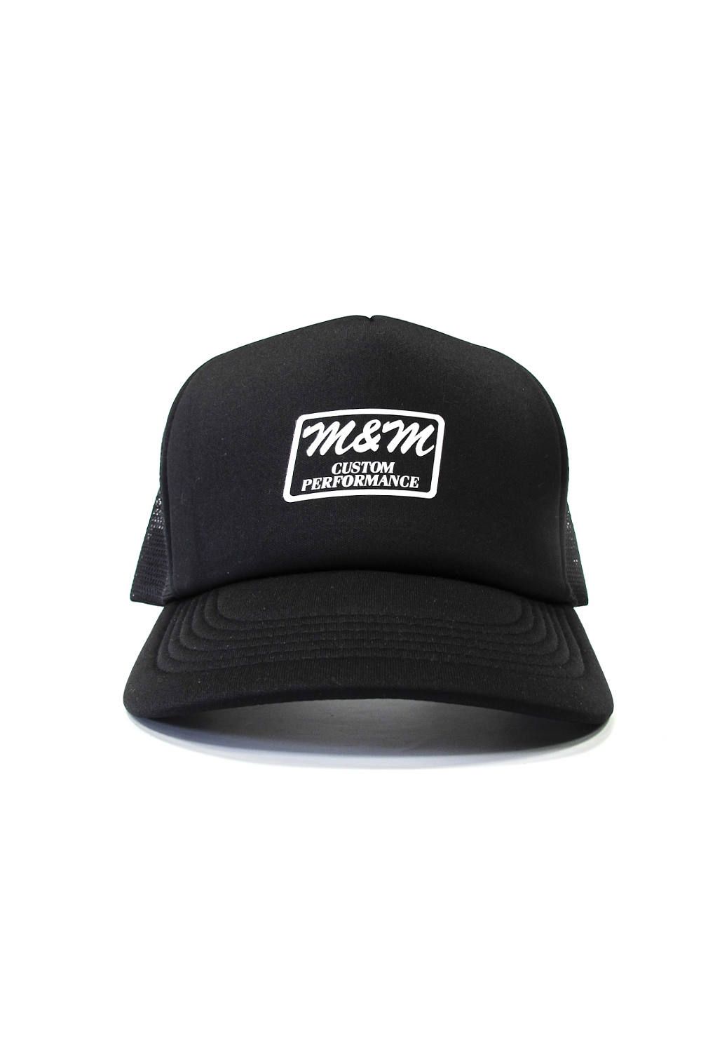PRINT MESH CAP (BLACK) / プリントメッシュキャップ - フリーサイズ