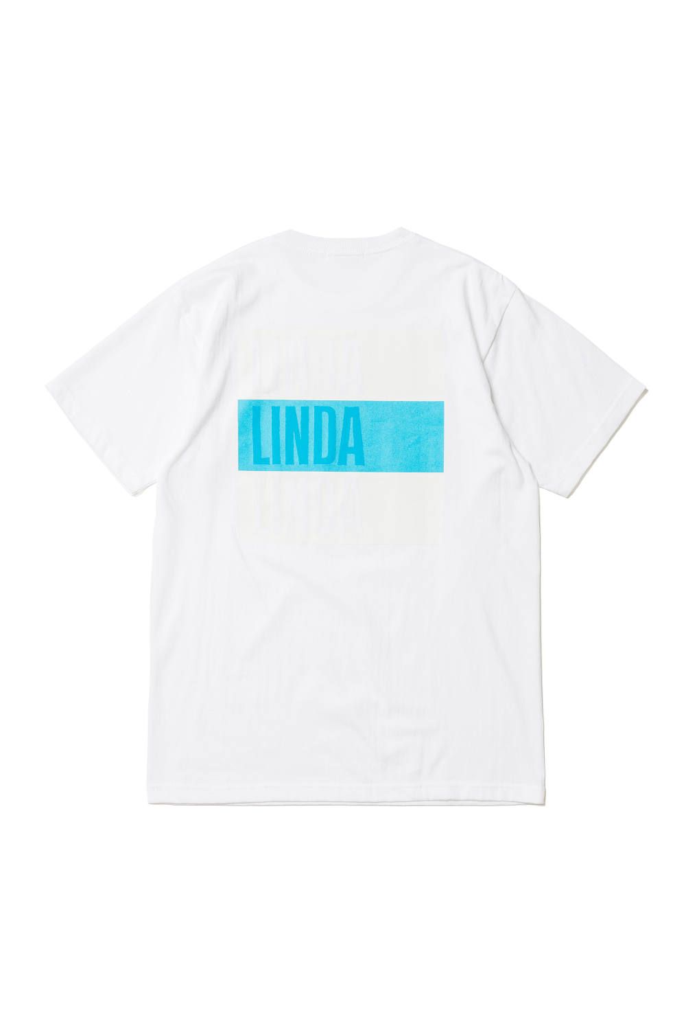 ×F-LAGSTUF-F "LINDA" TEE (WHITE) / ×フラグスタフ コラボレーションT
