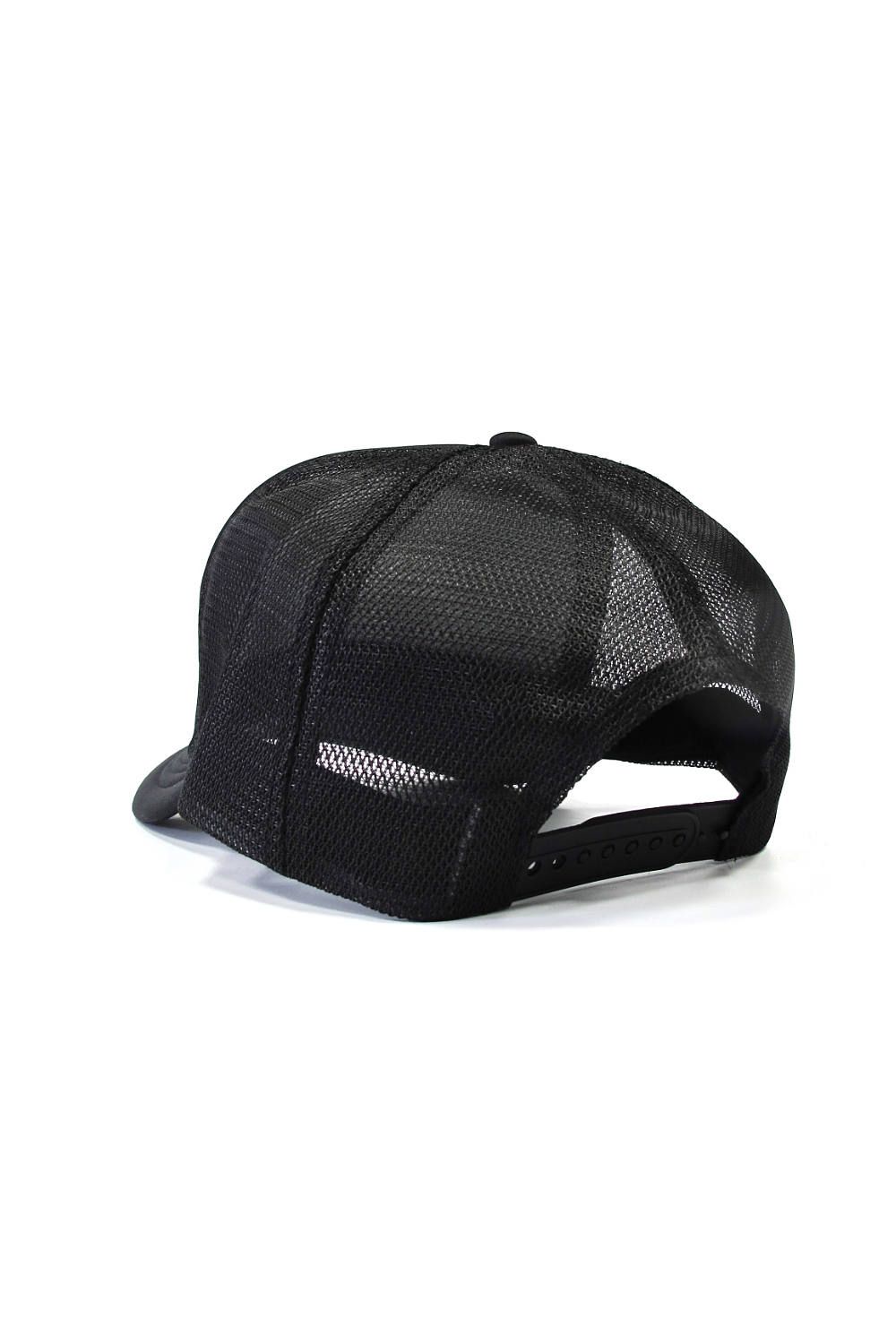 PRINT MESH CAP (BLACK) / プリントメッシュキャップ - フリーサイズ