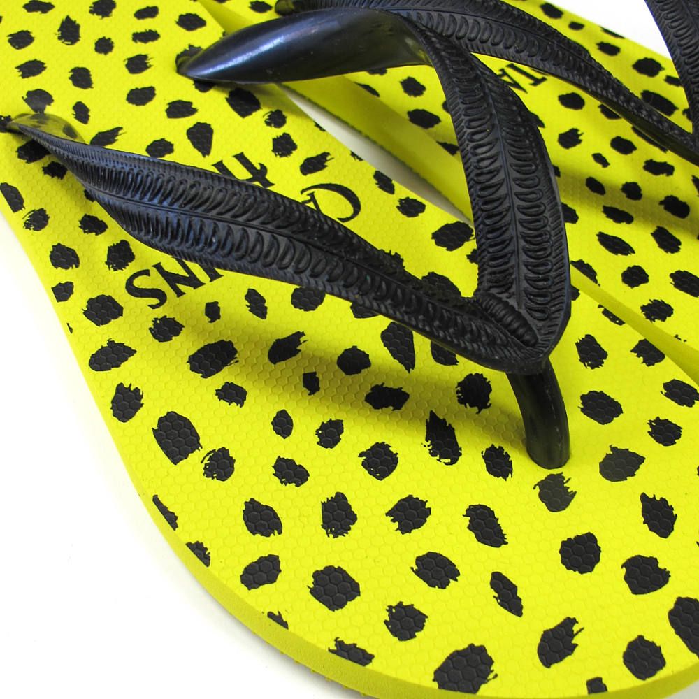 × CYAARVO / LEOPARD FLIP FLOP (YELLOW) / シアーヴォ コラボビーチサンダル