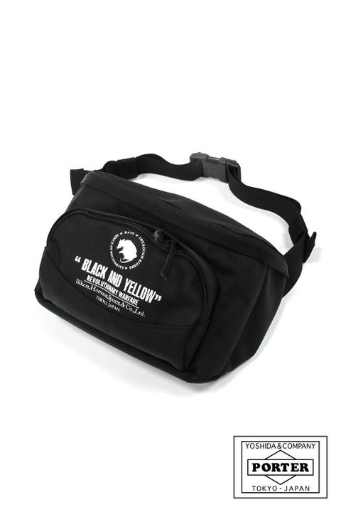 WAIST BAG collaboration with PORTER (BLACK) / ポーター コラボウエストバッグ