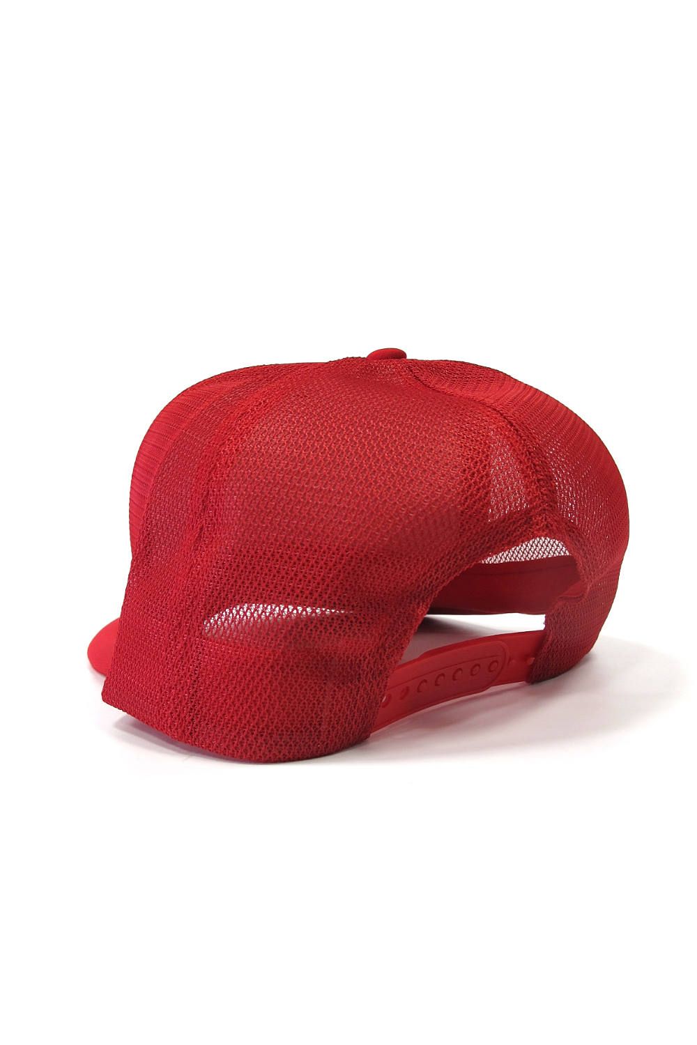 PRINT MESH CAP (RED×WHITE) / プリントメッシュキャップ - フリーサイズ