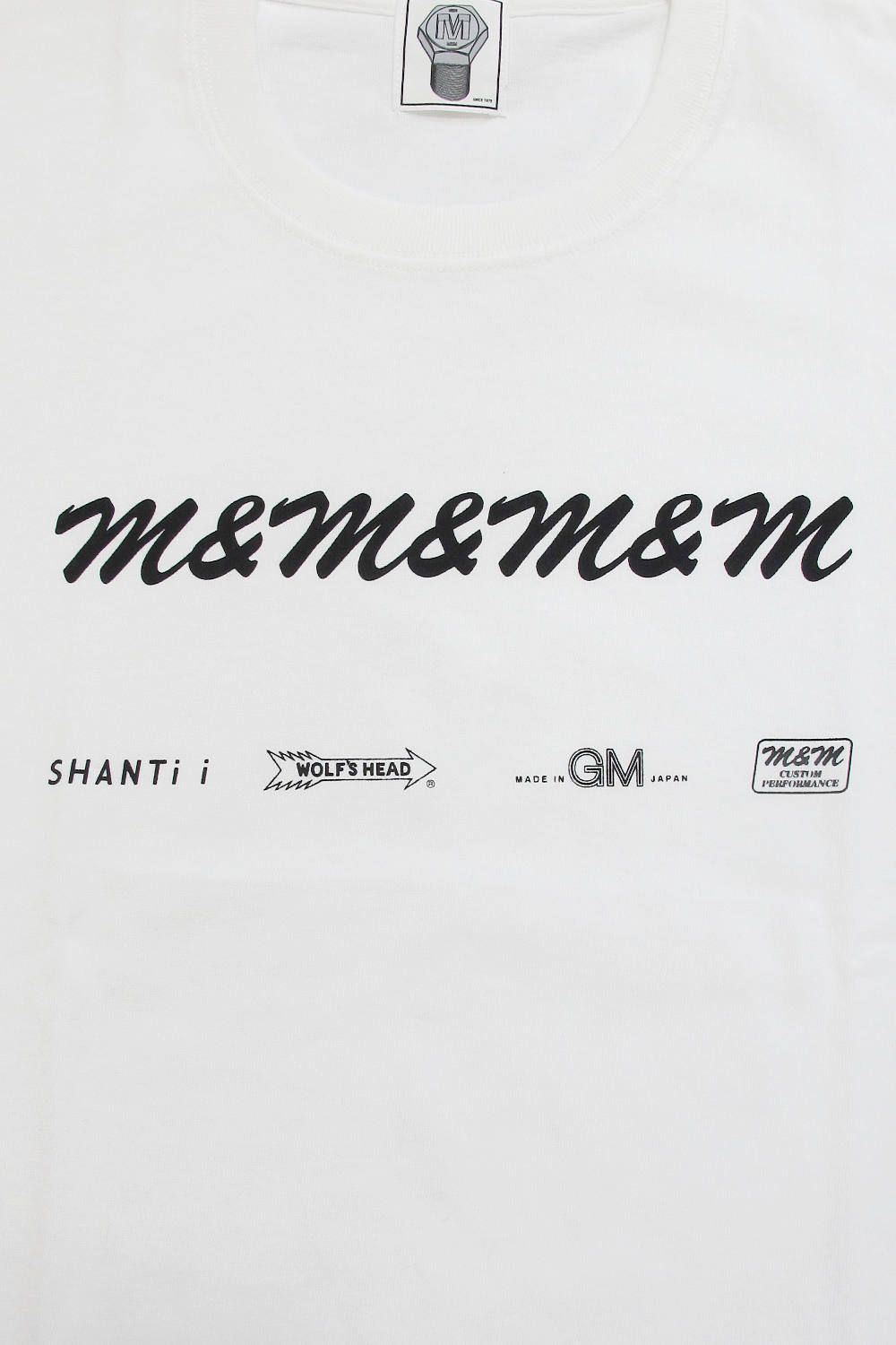 M&M CUSTOM PERFORMANCE - PRINT S/S TEE (WHITE) / ×SHANTII×WOLF'S