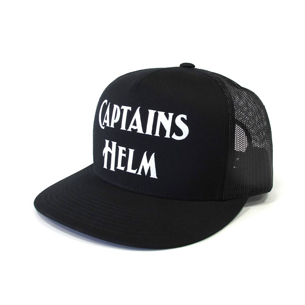 CAPTAINS HELM - 【ラスト1点 / お取り寄せ不可】LOGO MESH CAP (BLACK) / ロゴメッシュキャップ |  LOOPHOLE