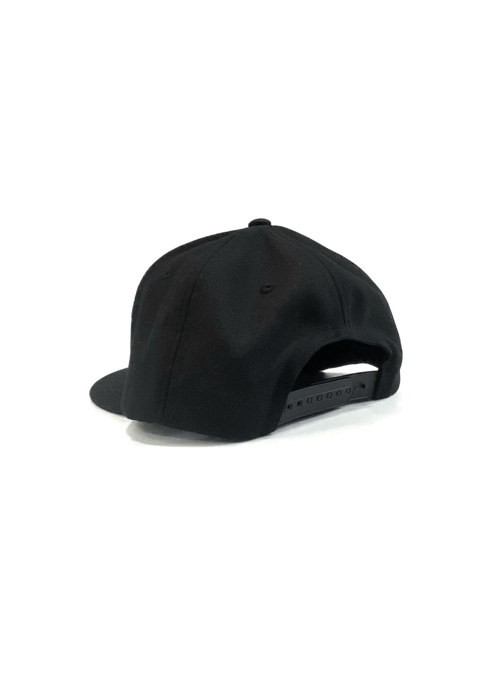 College Baseball CAP (BLACK×WHITE) / 刺繍ロゴ ベースボールキャップ