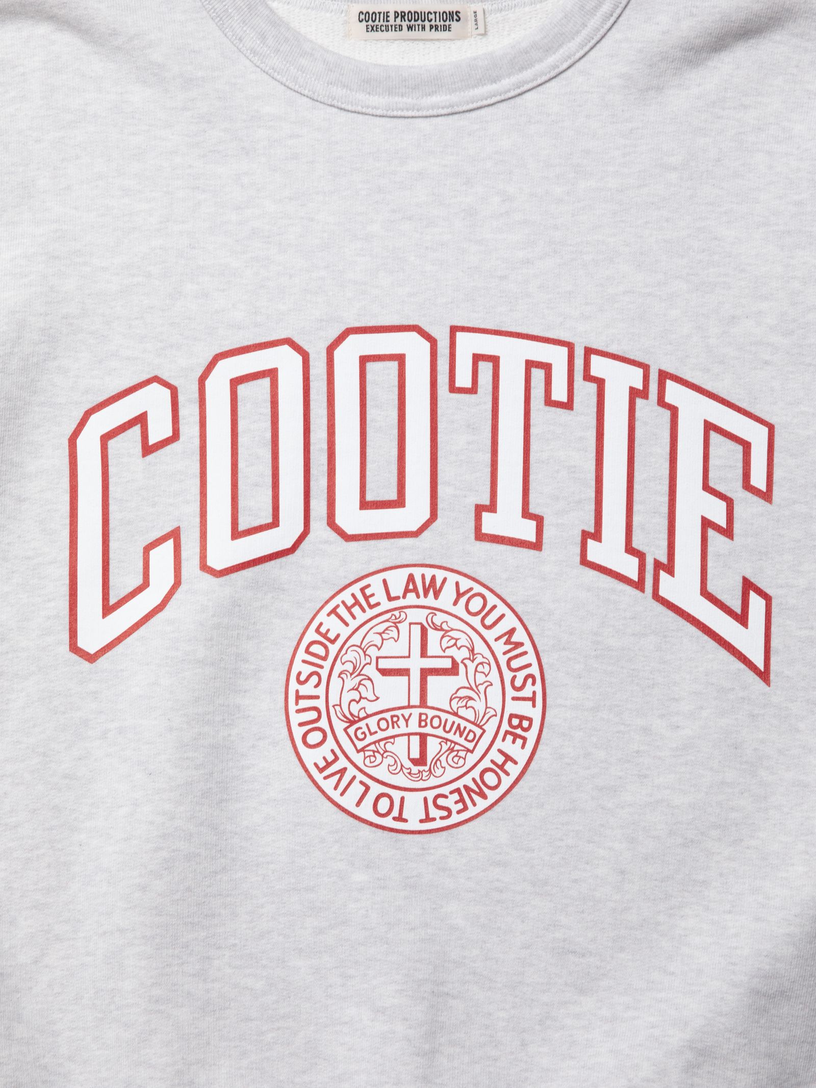 COOTIE PRODUCTIONS - Heavy Oz Sweat Crew (COLLEGE) (OATMEAL