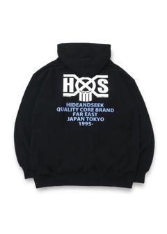 HS×BH HOODED SWEAT SHIRT (BLACK) / バウンティーハンター コラボ スウェット パーカー
