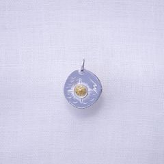 The Sun & Thunder Top S with Gold Point S (SILVER) / 24金Sポイント小太陽&稲妻メタルトップ