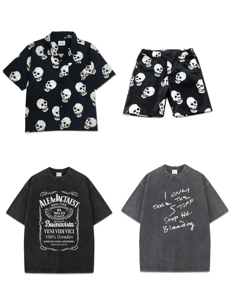 BUENA VISTA 新作販売告知 / 個性際立つセットアップ&風合いの良いプリントTシャツ。