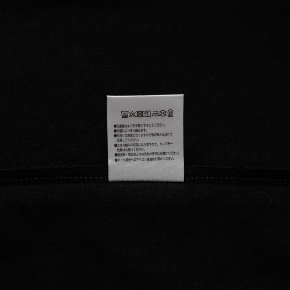 ビッグロゴプリントL/S TEE (BLACK)