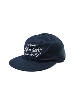 ×TENDERLOIN TWILL CAP (NAVY) / テンダーロイン コラボロゴ刺繍キャップ