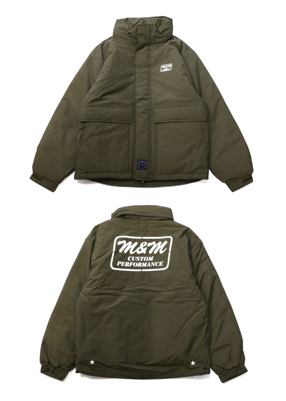 M&M WARM SHELL STAND HOODED JACKET Mサイズ | myglobaltax.com