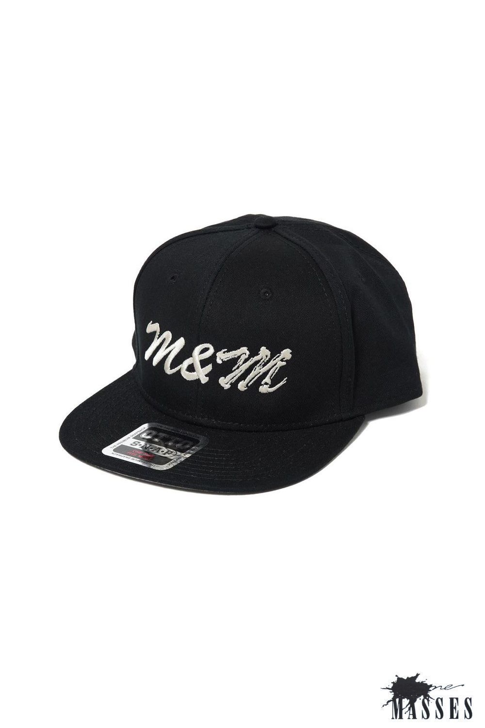 M&M CUSTOM PERFORMANCE - SNAPBACK BB CAP (×MASSES) (BLACK