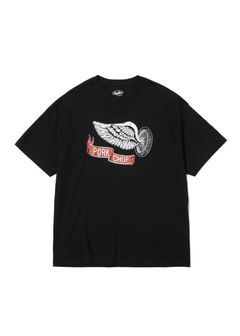 FLYING WEEL P (×MASSES) (BLACK) / マシス コラボレーション Tシャツ