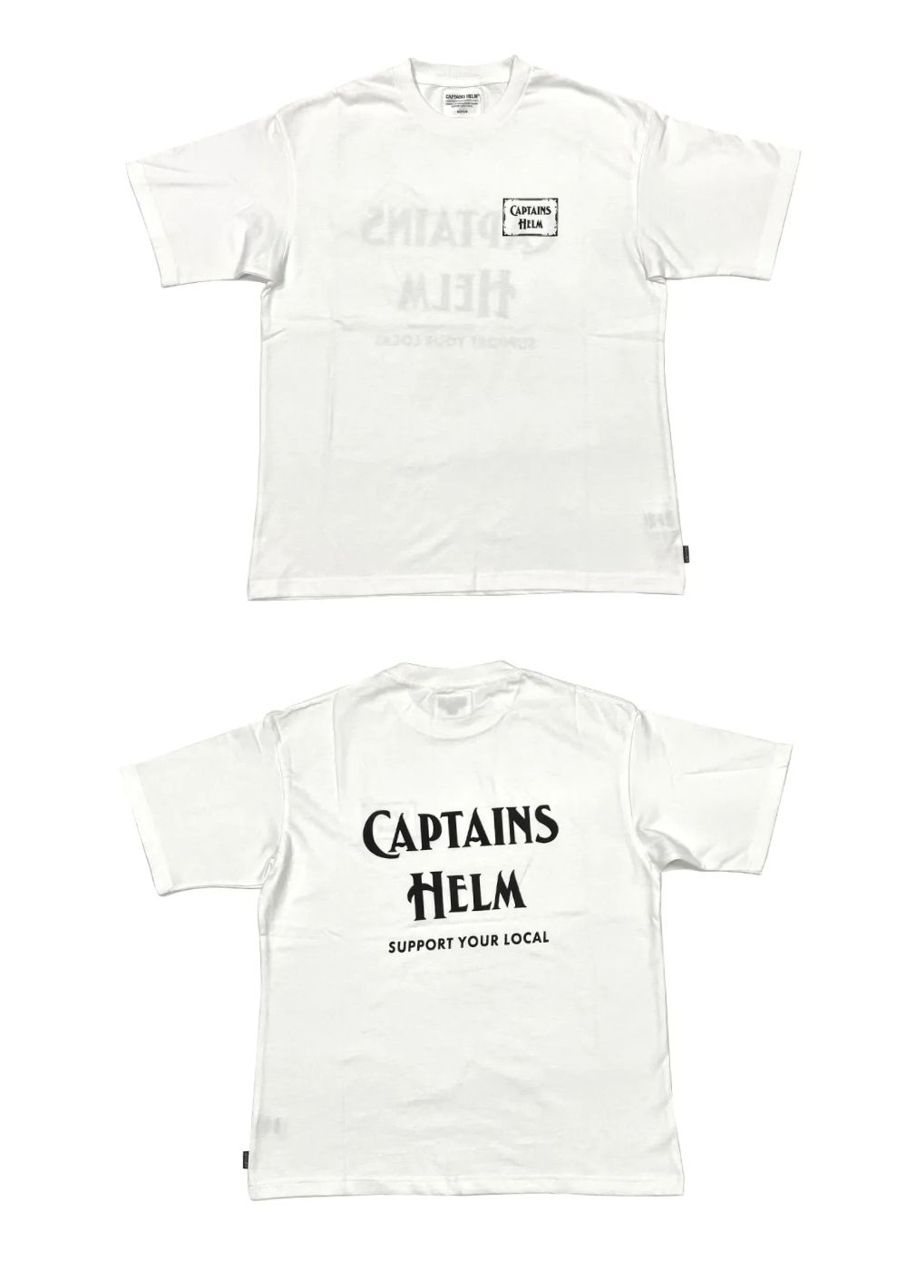 SYL LOGO SS TEE (WHITE) / ロゴ プリント Tシャツ