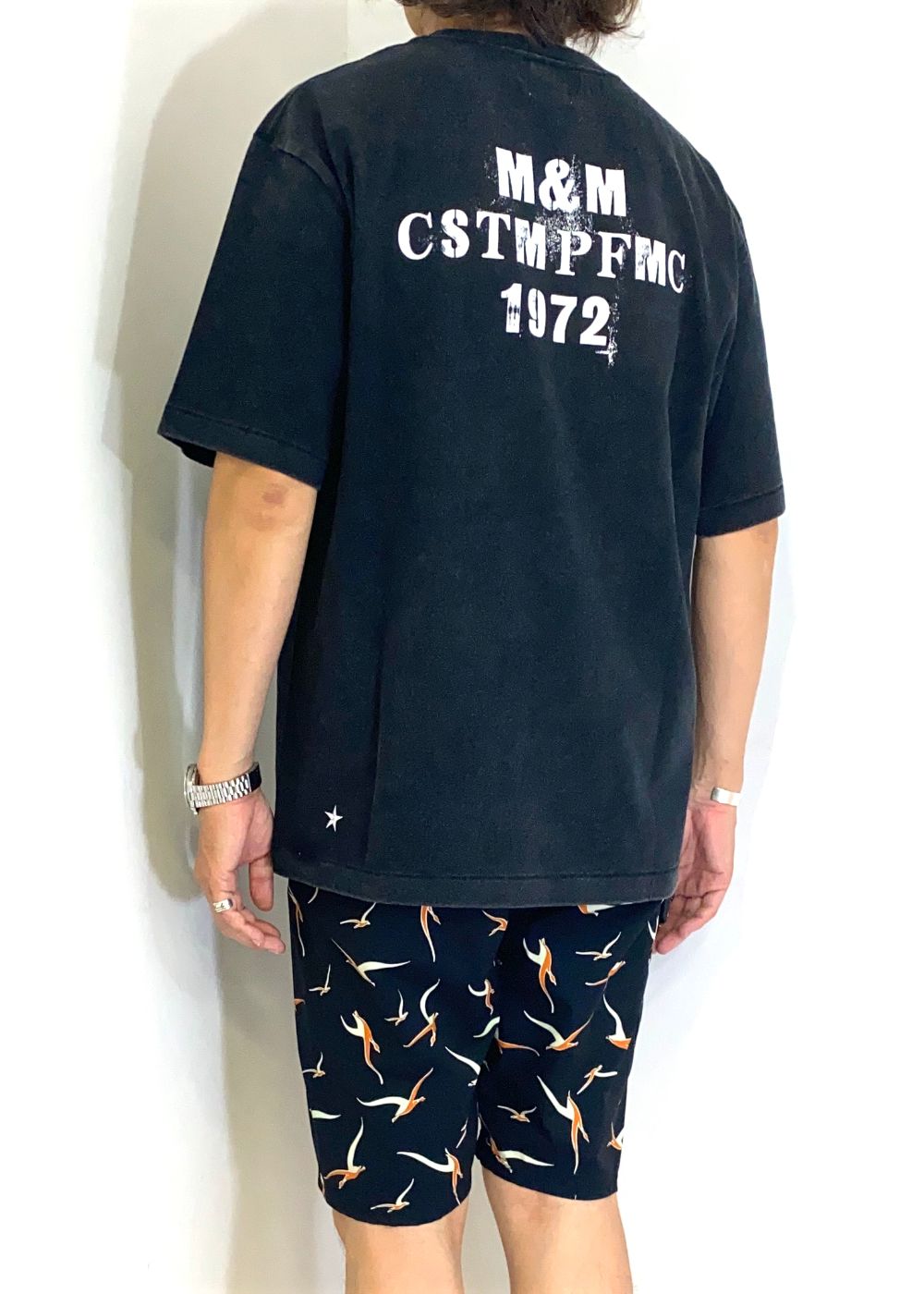 FADE WASH TEE (FADE BLACK) / フェイド ウォッシュ Tシャツ