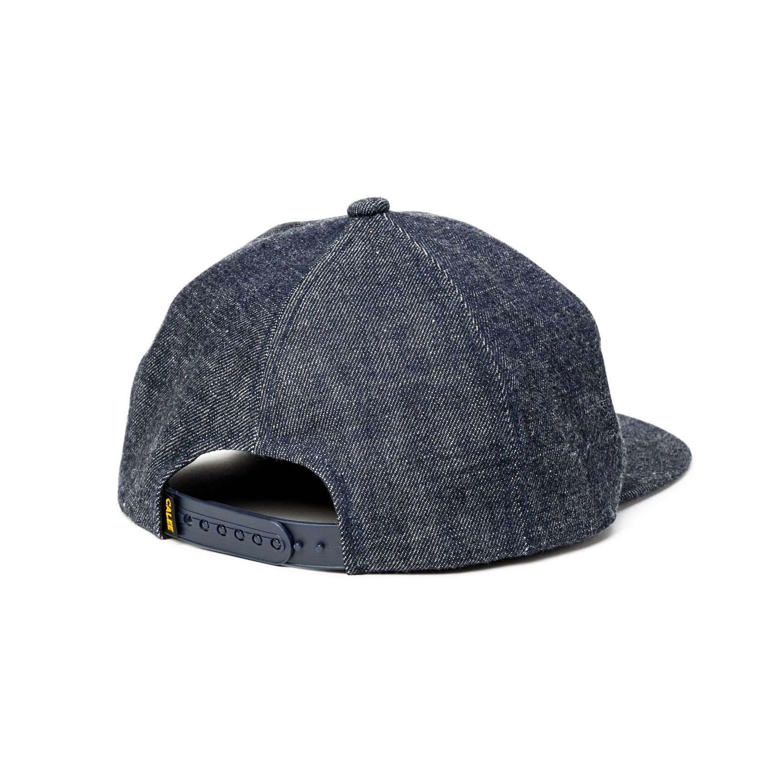 LEATHER WAPPEN DENIM CAP (INDIGO BLUE) / レザー ワッペン デニム キャップ