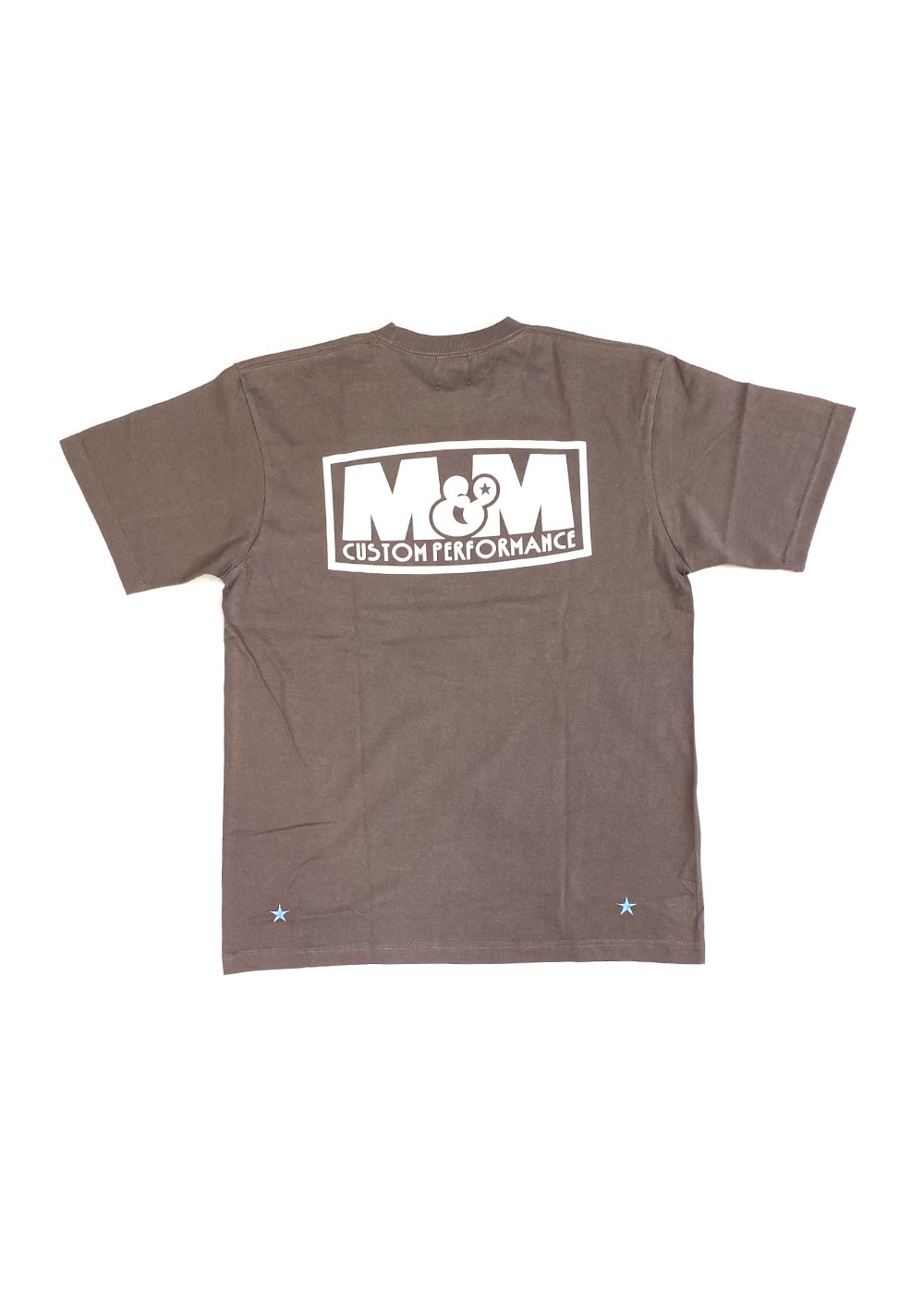 M&M CUSTOM PERFORMANCE - PRINT S/S TEE (CHARCOAL) / ロゴ バックプリントT | LOOPHOLE