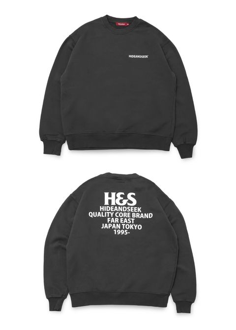 H&S Sweat Shirt (CHARCOAL GRAY) / セットアップ スウェット / セットアップ可能