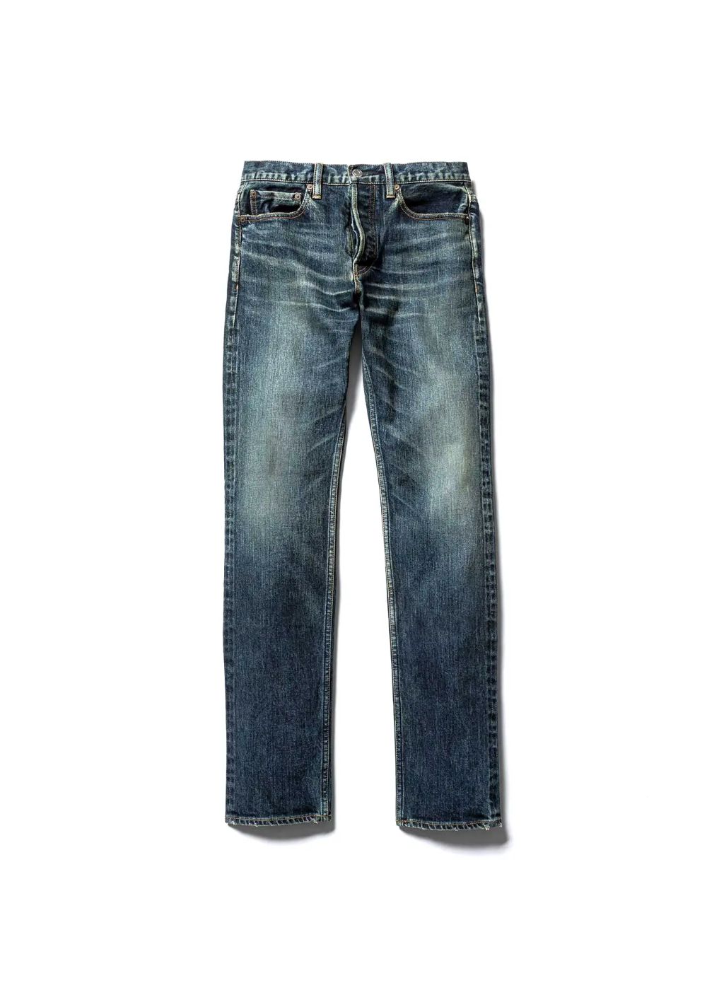 Standard Slim STR 5pocket (USD) / スタンダードスリムユーズドデニムパンツ