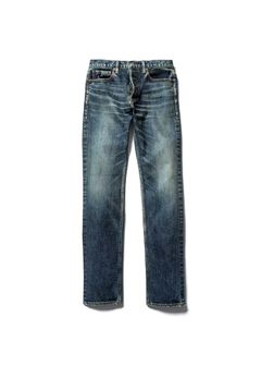 Standard Slim STR 5pocket (USD) / スタンダードスリムユーズドデニムパンツ