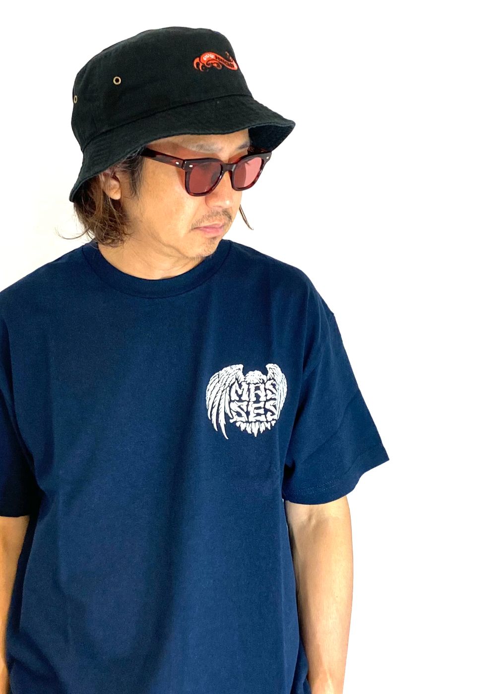 SUNGLASSES "SHANK 2nd" (×MASSES) (RED× RED) / マシス コラボレーション サングラス