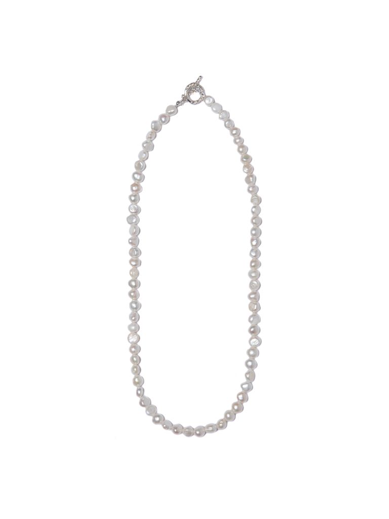 COOTIE PRODUCTIONS - 【ラスト1点】Distortion Pearl Necklace (WHITE  