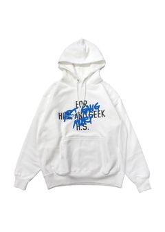 ×SKOLOCT HOODED SWEATSHIRT (WHITE) / スコロクト コラボスウェットパーカー