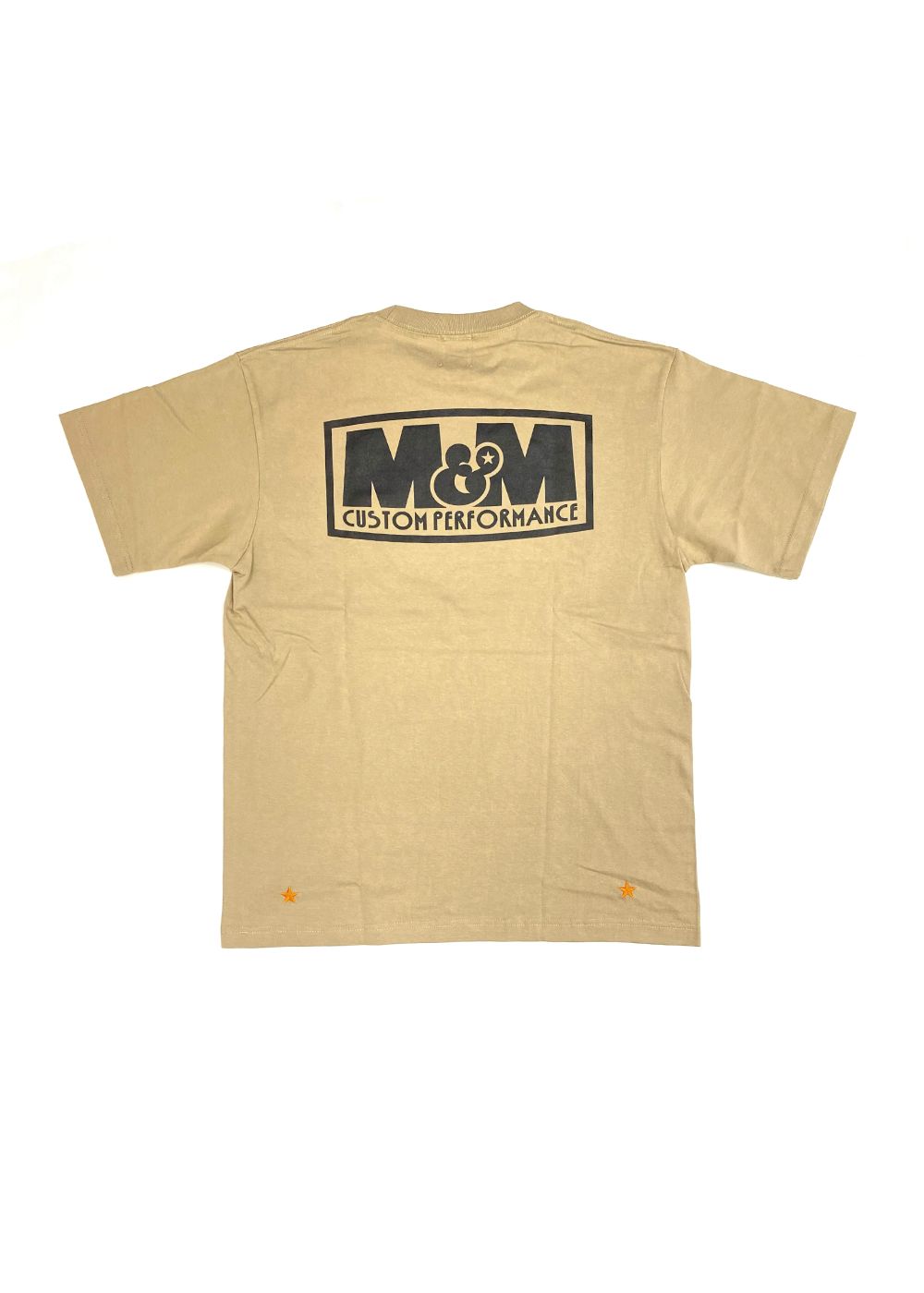 M&M CUSTOM PERFORMANCE - PRINT S/S TEE (CHARCOAL) / ロゴ バックプリントT | LOOPHOLE