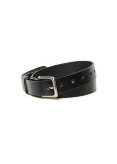 BELT (BLACK) / レザー ベルト